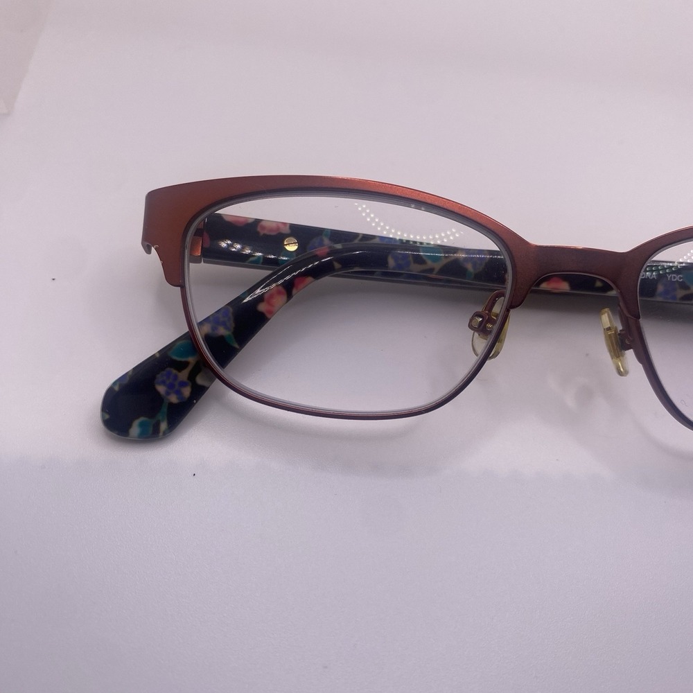 Kate Spade Eyeglasses Women FRAME ONLY Diandra 49-17-140 Burgundy Havana 752 - Picture 2 of 16